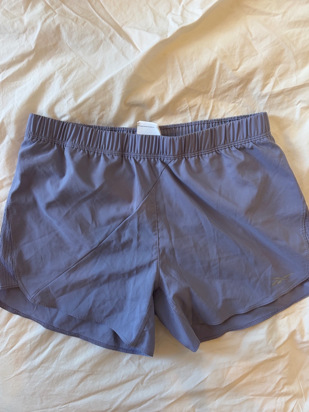 Reebok Lavender Grey Athletic Running Shorts